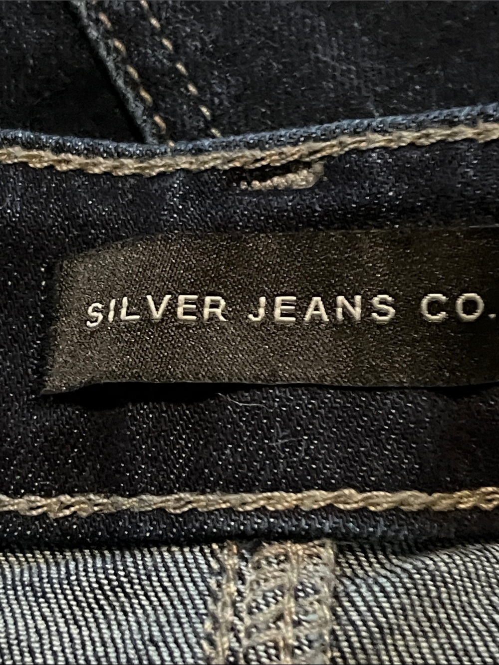 Silver Jeans Dark Blue Ankle Crop Jeans - Picture 4 of 4